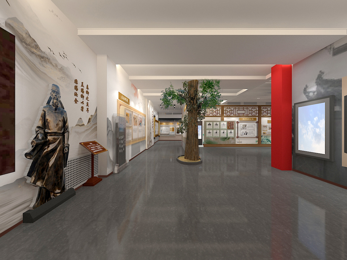 展厅展馆中的艺术装置